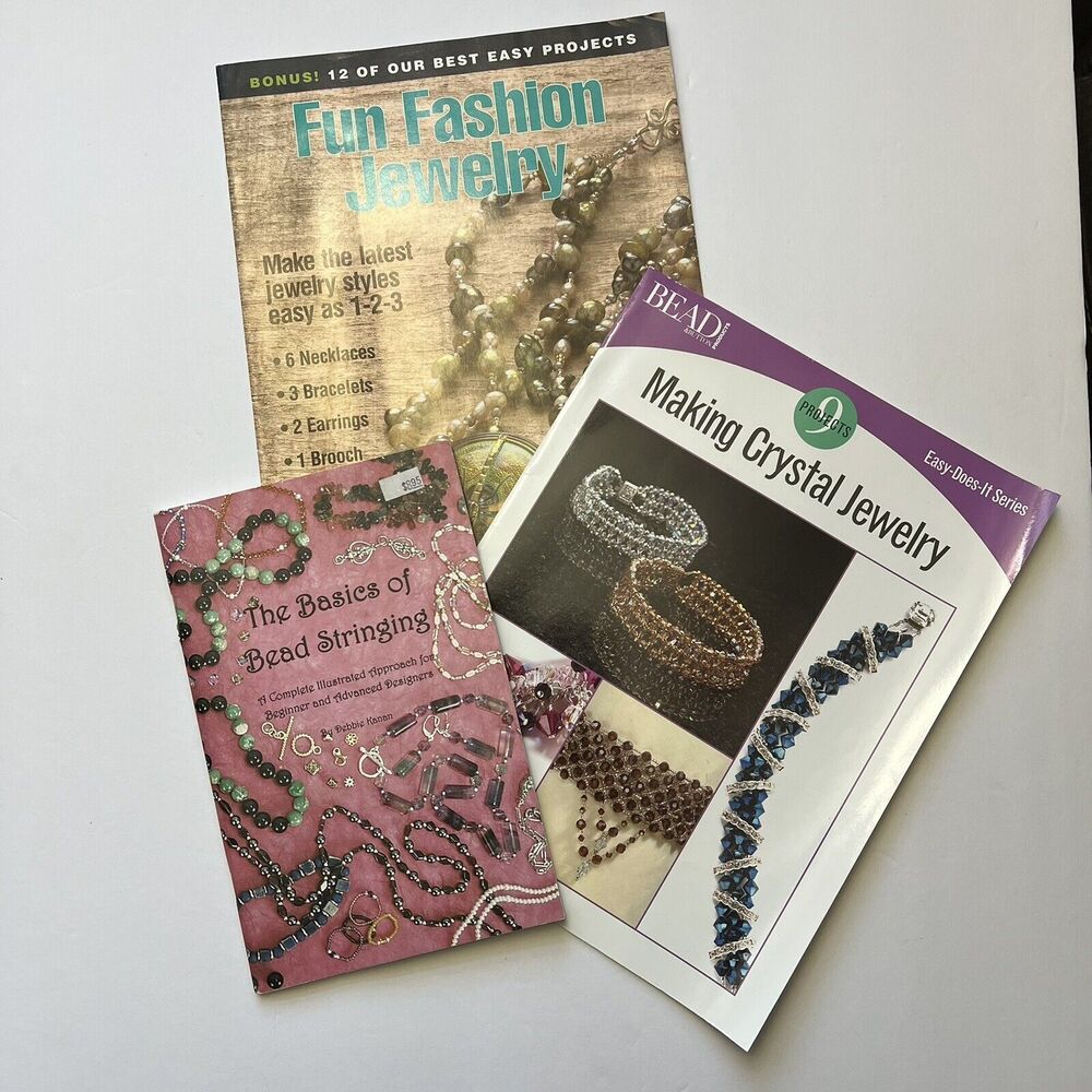 Making Crystal Jewelry The Basics of Bead Stringing Fun Fashion Jewelry Set of 3